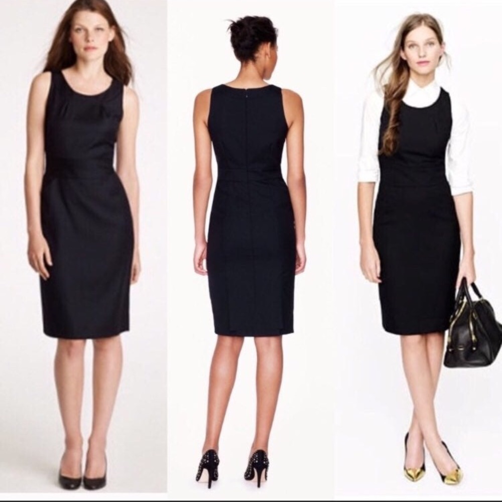J.Crew 100% WOOL soft classic career dress size 2